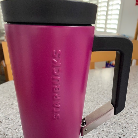 New Starbucks insulated stainless steel beverage mug.